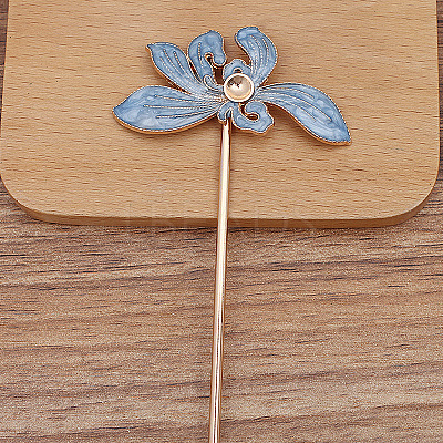 Alloy Enamel Hair Stick Findings WG34580-04-1