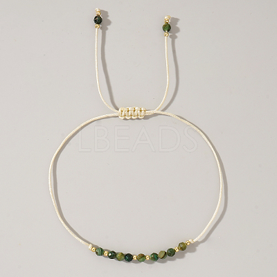 Natural Birthstone Braided Bead Bracelets for Women X-VA8051-5-1