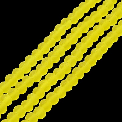 Transparent Glass Beads Strands X1-EGLA-A034-T8mm-MD29-1