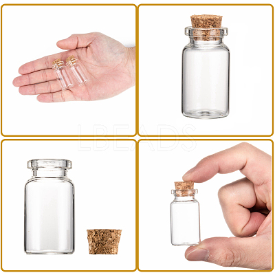 Glass Jar Glass Bottles X1-AJEW-H004-7-1-1