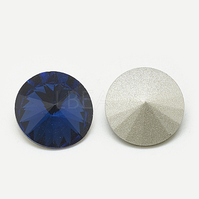 Pointed Back Glass Rhinestone Cabochons RGLA-T086-8mm-13-1