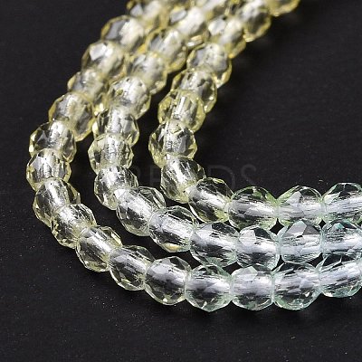 Transparent Gradient Color Glass Beads Strands GLAA-G101-2mm-16-1