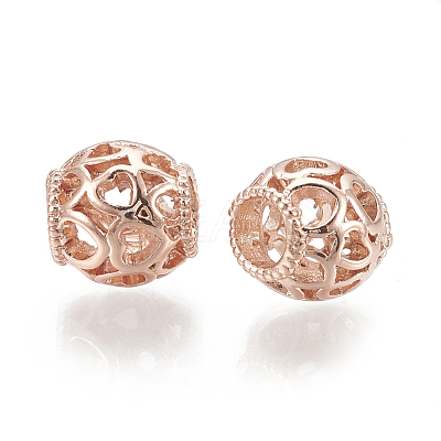 Alloy European Beads X-PALLOY-T048-25RG-1