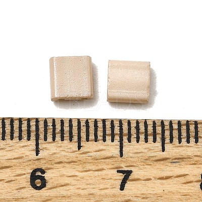 2-Hole Baking Paint Glass Seed Beads SEED-S023-17C-37-1