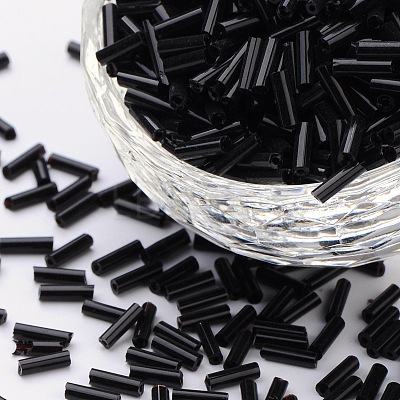 Opaque Glass Bugle Beads TSDB6MM49-1