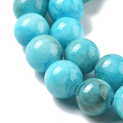 Natural Persian Jade Beads Strands G-A255-A02-02H-1