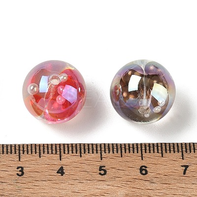 UV Plating Transparent Acrylic Beads AC-CBA6658-02-1