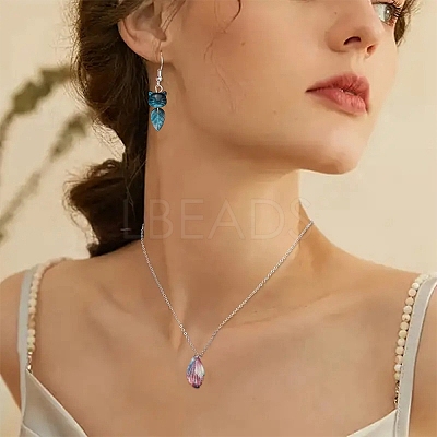 150Pcs Gradient Color Transparent Glass Beads GLAA-YW0004-91A-1