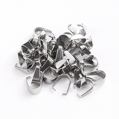 Stainless Steel Snap on Bails YS-TAC0003-05B-P-1