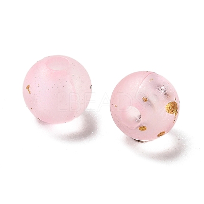 Frosted Transparent Acrylic Beads X1-OACR-F013-12B-1
