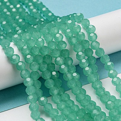Imitation Jade Glass Beads Stands X-EGLA-A035-J6mm-D10-1