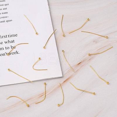 Brass Ball Head pins X-KK-R020-06G-1