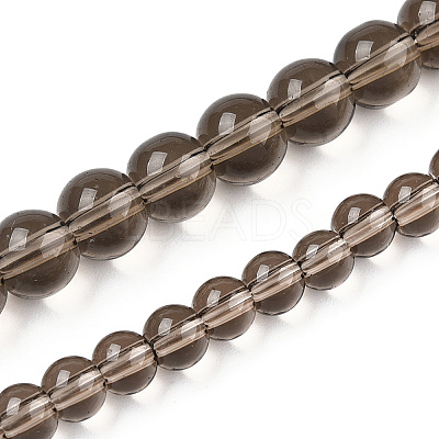 Transparent Glass Beads Strands GLAA-T032-T6mm-02-1