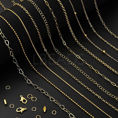 Brass Chains Kits DIY-YW0017-81-1