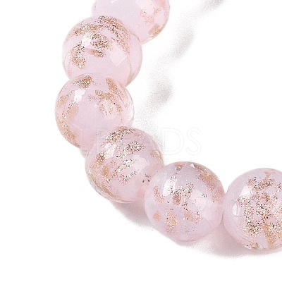 Handmade Gold Sand Lampwork Beads LAMP-Z009-01A-1