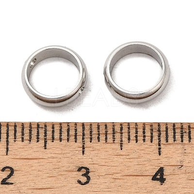 Non-Tarnish 201 Stainless Steel Bead Frames STAS-O130-06P-B-1