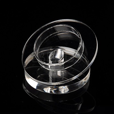 Organic Glass Bracelets/Bangles Display Racks BDIS-N001-02-1