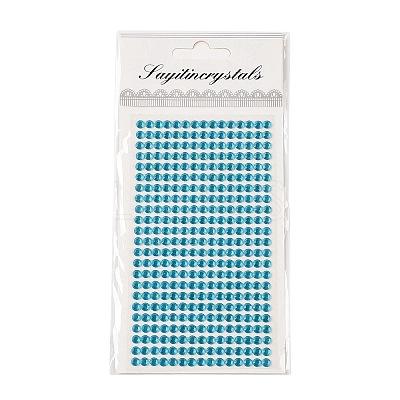 Self Adhesive Acrylic Rhinestone Stickers STIC-PW0012-01F-1
