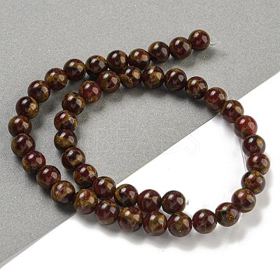 Synthetic Gold Clinquant Stone Beads Strands G-P549-A01-01C-1