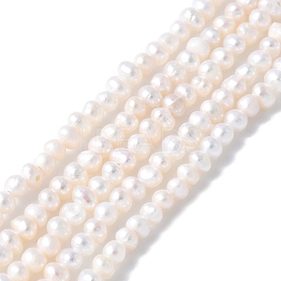 Natural Cultured Freshwater Pearl Beads Strands PEAR-I007-07E-01B-1