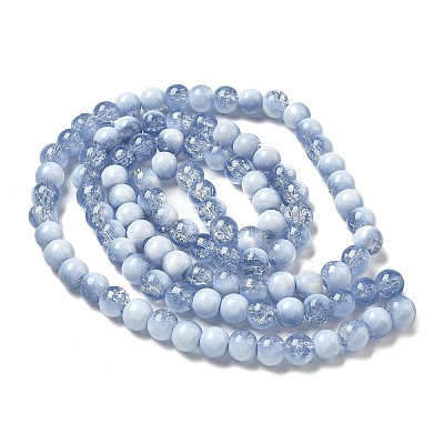 Crackle Glass Beads X1-GLAA-U001-8mm-14-1
