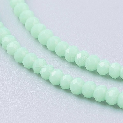 Imitation Jade Glass Beads Strands GLAA-G045-A08-1
