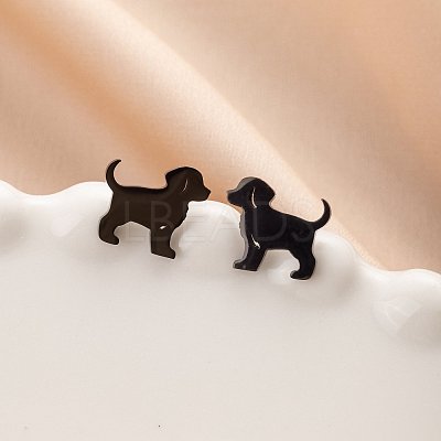 Stainless Steel Small Animal Stud Earrings for Women PW-WG5B49B-04-1