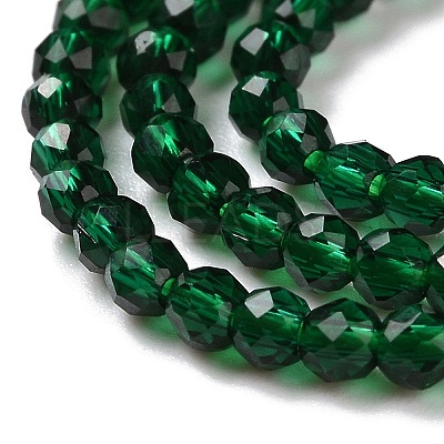 Transparent Glass Beads Strands GLAA-H021-03-15-1