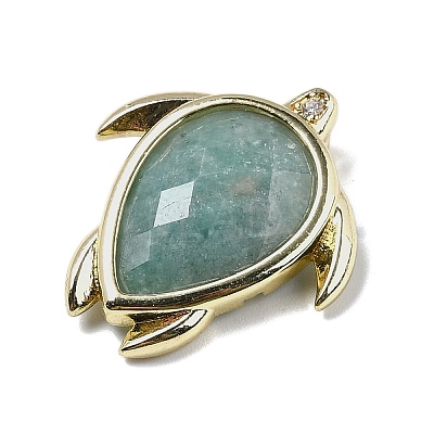 Natural Amazonite Pendants G-U019-02G-04-1