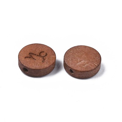 Laser Engraved Wood Beads WOOD-S053-53L-1