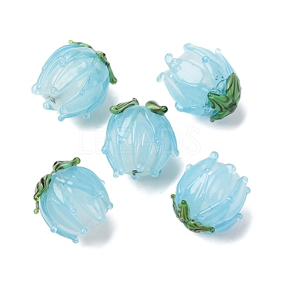 Handmade Lampwork Beads LAMP-F041-02D-1