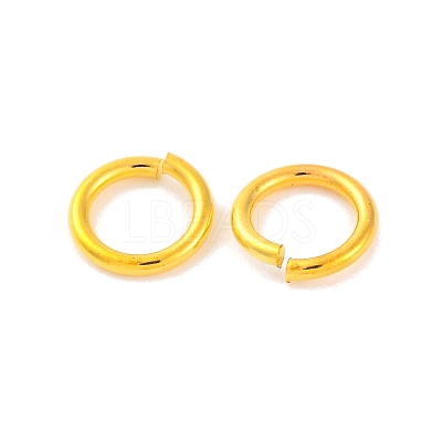 Brass Saw Cut Open Jump Rings KK-G514-01I-G-1