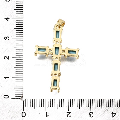 Brass Pave Cubic Zirconia Pendants CU-CBAE7DF-11G-D05-1