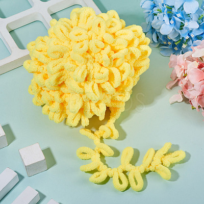 Finger Knitting Polyester Loop Yarn OCOR-TADJ0001-06A-1