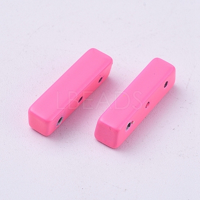 Spray Painted Alloy Multi-Strand Links PALLOY-G268-M01-100-1