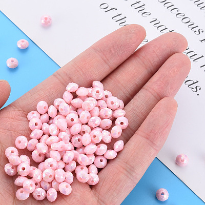 Opaque Acrylic Beads MACR-Q239-018C-01-1
