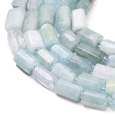 Natural Aquamarine Beads Strands G-F836-B10-01-1