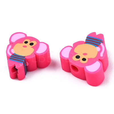 Handmade Polymer Clay Beads CLAY-N007-017C-1