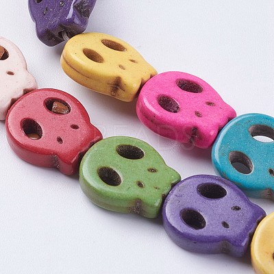 Synthetic Turquoise Beads Strands G-E456-03B-1
