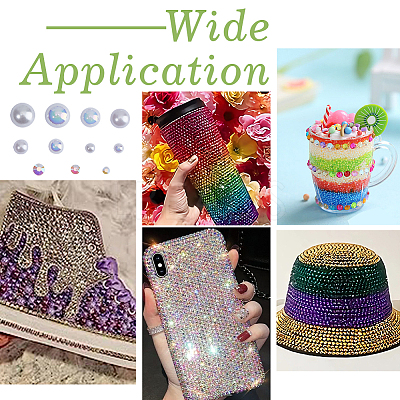 Resin Cabochons RESI-WH0029-14G-1
