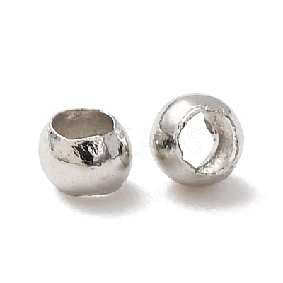 Brass Crimp End Beads X-E002-NF-1