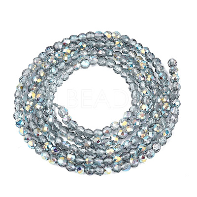 Transparent Glass Beads Strands EGLA-N028-01A-A01-1