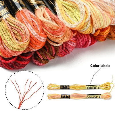 6-Ply Polyester Embroidery Floss OCOR-FZ0001-01E-1