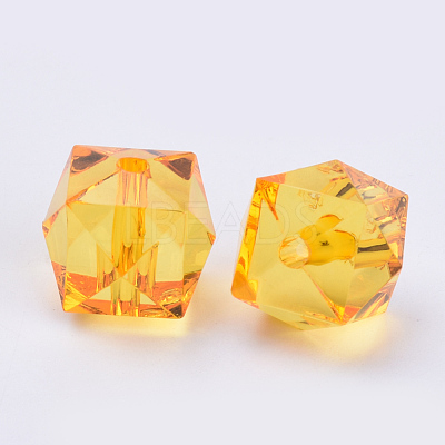 Transparent Acrylic Beads X-TACR-Q259-10mm-V24-1