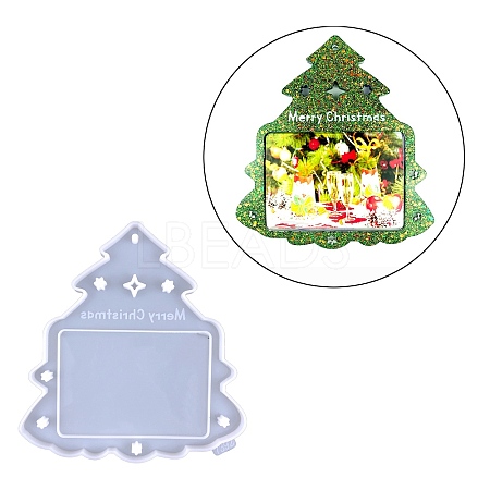 Christmas Theme DIY Picture Frame Silicone Molds DIY-M045-04-1