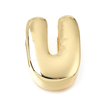 Brass Slide Charms KK-E802-33G-U-1