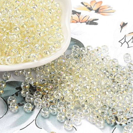 Transparent Glass Seed Beads SEED-Z001-C-D02-1