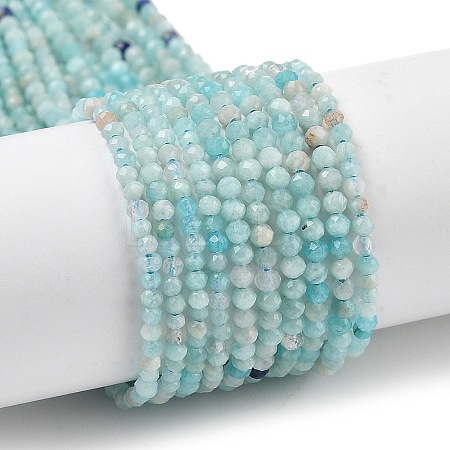 Natural Amazonite Beads Strands G-G189-D05-01-1