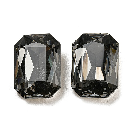 Glass Rhinestone Cabochons GLAA-A006-25B-1