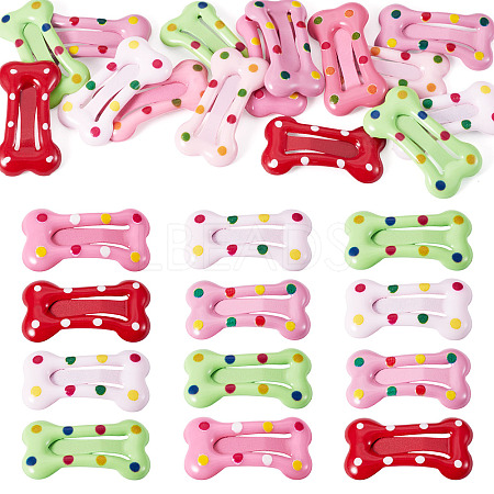 Iron Enamel Snap Hair Clips PHAR-TADJ0001-06A-1